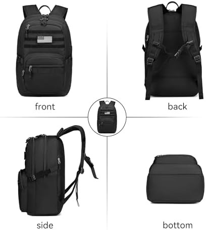 Black tactical assault pack with 30L capacity — photo 4