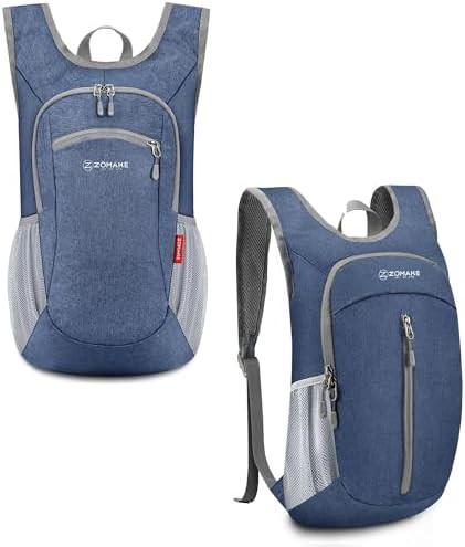 Navy blue 10l ultralight foldable daypack
