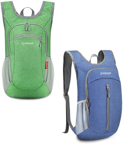 Light green and dark blue 10l daypack