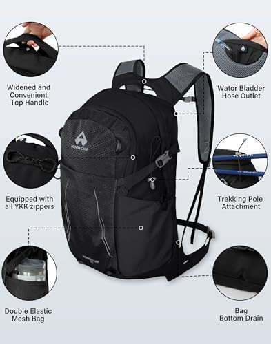 Pioneer Camp hiking backpack 22L black — photo 5