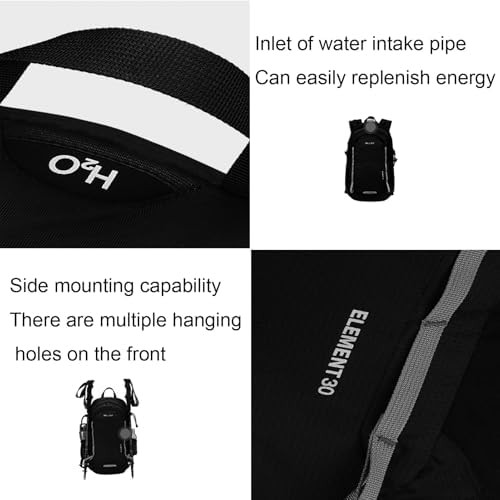 Obsidian Black Waterproof Hiking Daypack 30L — photo 4