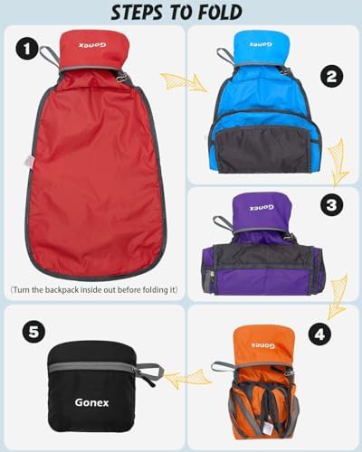 Packable daypack backpack 20l lightweight — photo 2