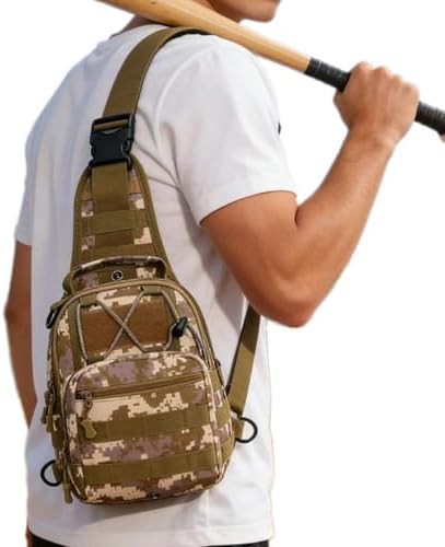 Waterproof tactical camo sling backpack — photo 3