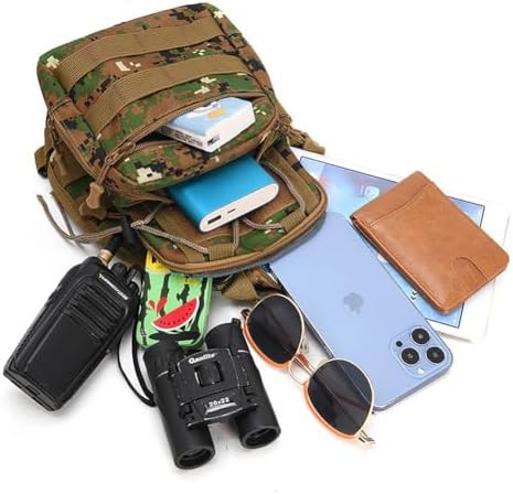 Waterproof tactical camo sling backpack — photo 5