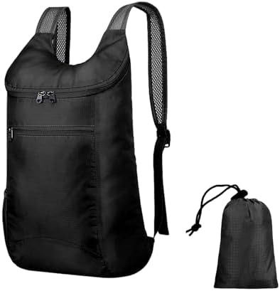 Water repellent outdoor daypack black edition
