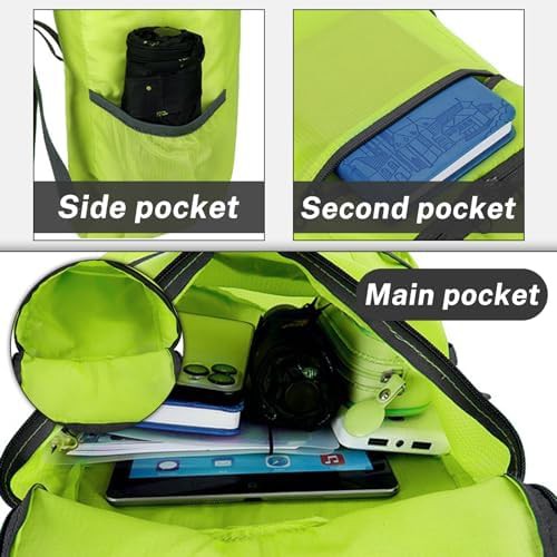 Water repellent outdoor daypack black edition — photo 4