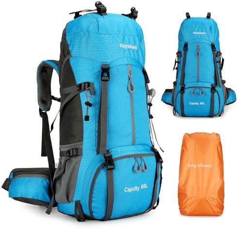 Light blue 60L waterproof daypack