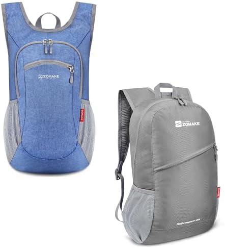 Dark blue and silver grey 10l daypack