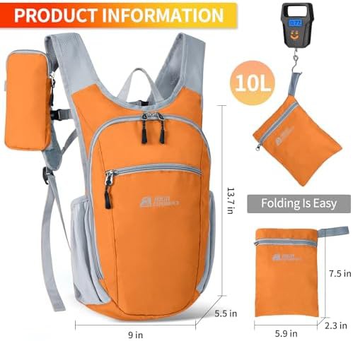 Ultralight 10L men hiking daypack — photo 3