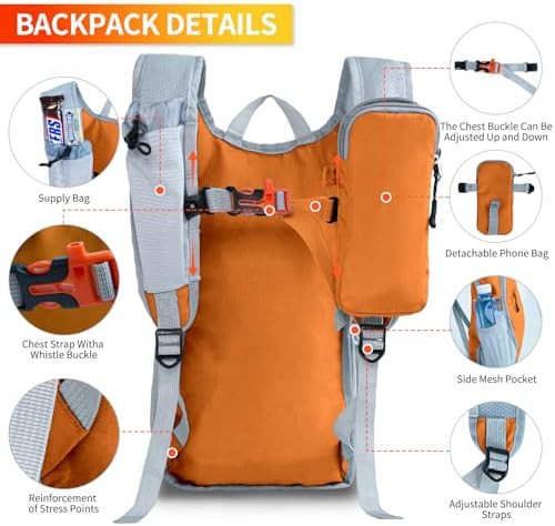Ultralight 10L men hiking daypack — photo 5