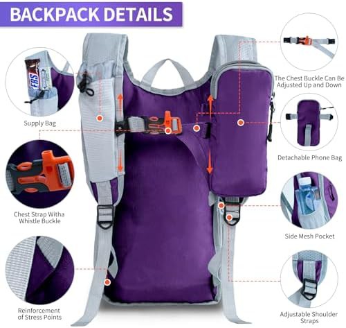 Compact 10L men hiking daypack — photo 5