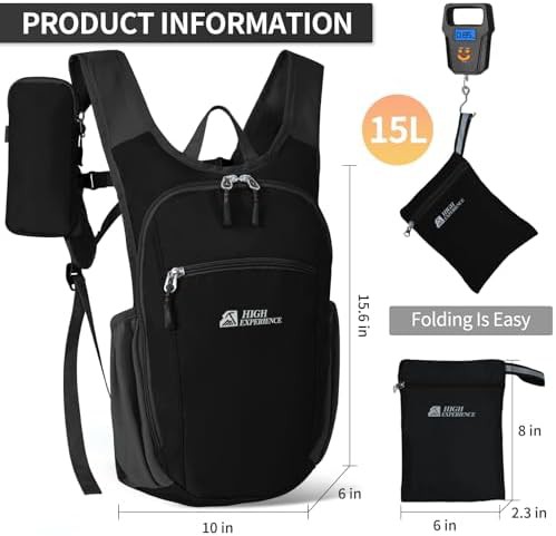 Packable 10L men hiking daypack — photo 3