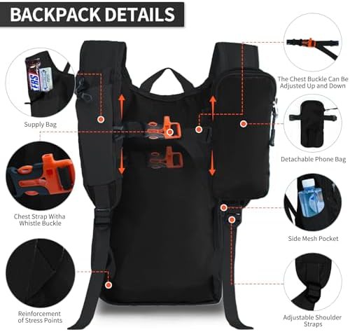 Packable 10L men hiking daypack — photo 5