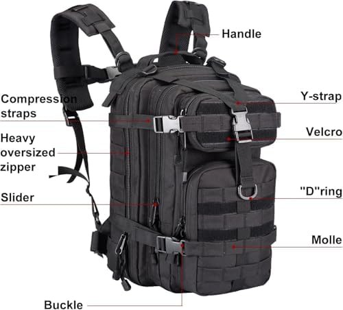 Small military tactical assault rucksack for gym — photo 3