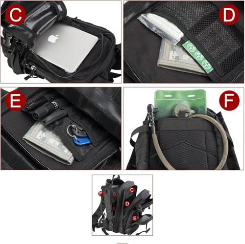 Small military tactical assault rucksack for gym — photo 5