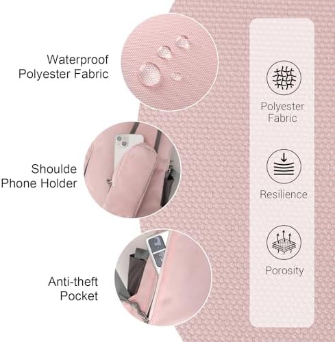 Pink waterproof kids hiking daypack — photo 4