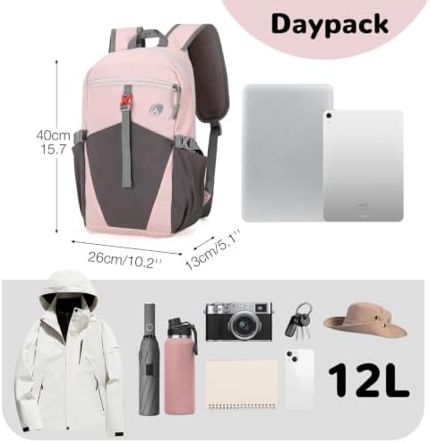 Pink waterproof kids hiking daypack — photo 5