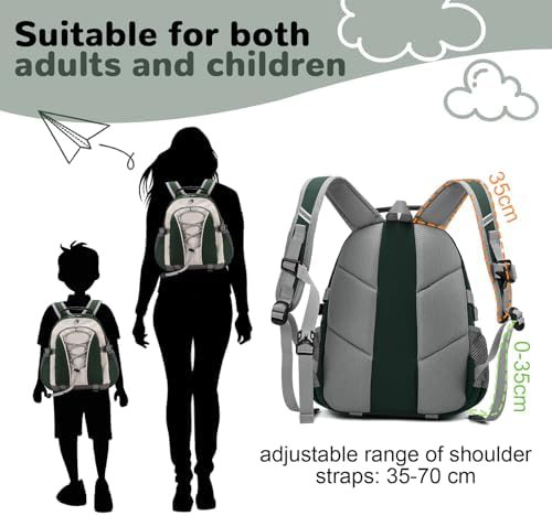 Green 10l chest strap hiking daypack — photo 3