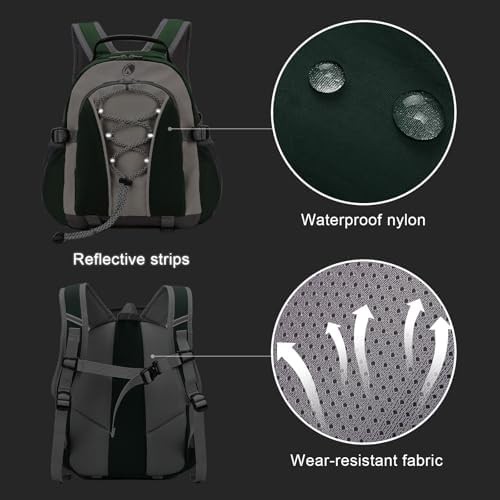 Green 10l chest strap hiking daypack — photo 5