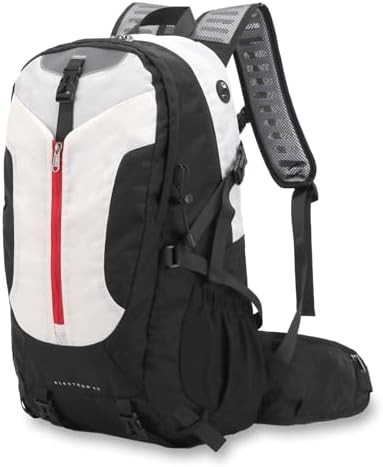 Black waterproof 40l camping backpack