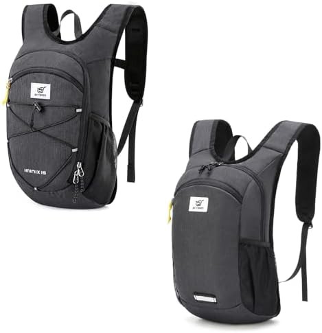 Foldable 15l hiking backpack with chest strap
