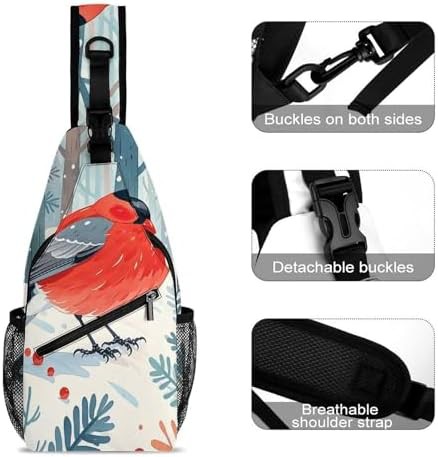 Grey winter forest hiking daypack — photo 3
