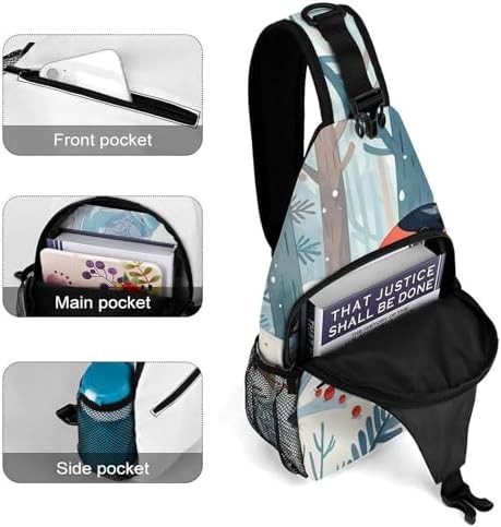 Grey winter forest hiking daypack — photo 4