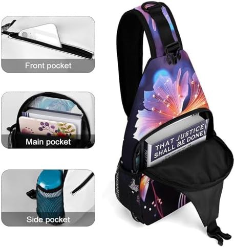 Decorative flowers hiking daypack — photo 4