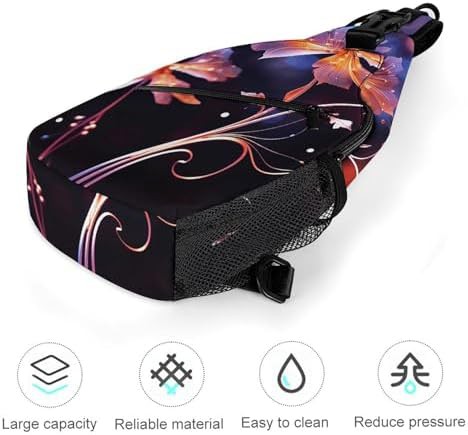 Decorative flowers hiking daypack — photo 5