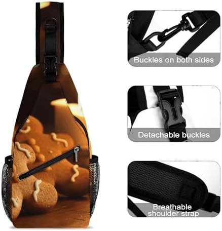 Gingerbread Men Holiday Sling Bag — photo 3