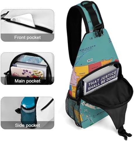 Interstate map crossbody sling pack — photo 4