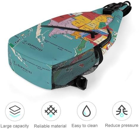 Interstate map crossbody sling pack — photo 5