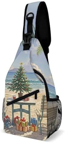 Beach christmas crossbody sling bag