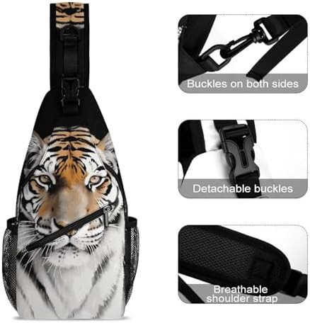 Tiger print traveling sling pack — photo 3