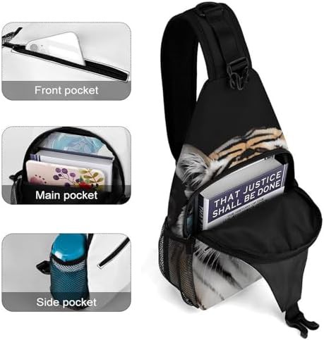 Tiger print traveling sling pack — photo 4