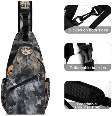 Halloween Witch Decor Sling Bag — photo 3