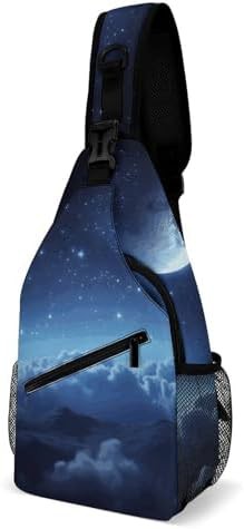 Moon starry chest sling bag