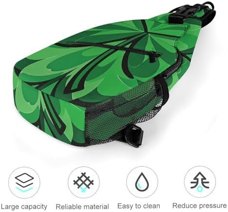 Green shamrock crossbody sling bag — photo 5
