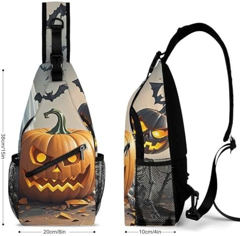 Ghost pumpkin lantern crossbody sling bag — photo 3