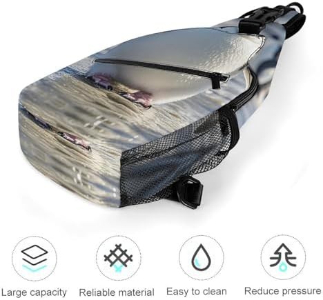 WSOIHFEC cute penguin traveling sling bag — photo 5