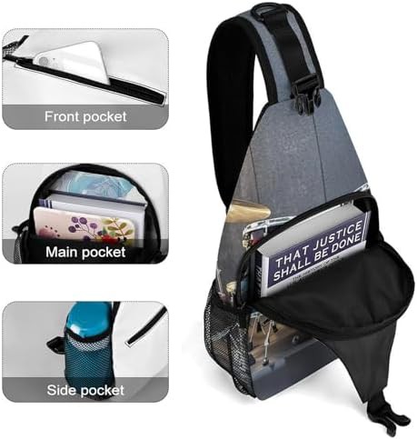 Cool drum set graphic sling pack — photo 4