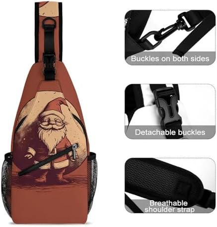 Gnome and snowball crossbody sling bag — photo 3