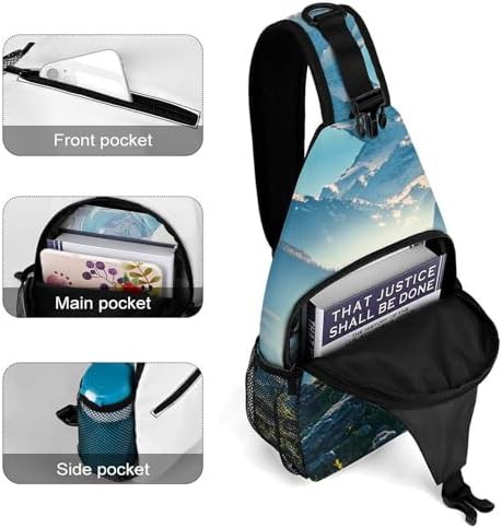 Bear Silhouette Chest Sling Bag — photo 4