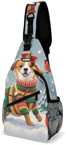 Small postman style chest sling bag