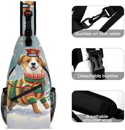 Small postman style chest sling bag — photo 3