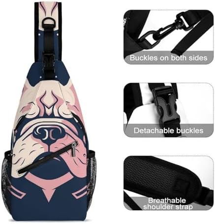 Dog head graphic sling pack — photo 3