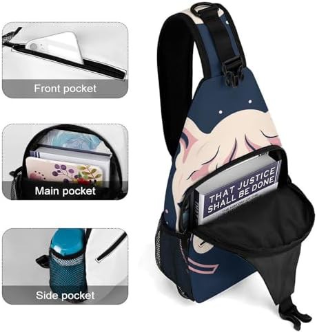 Dog head graphic sling pack — photo 4