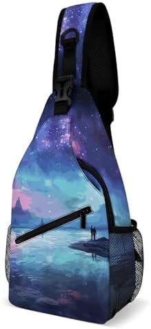 Northern lights crossbody daypack