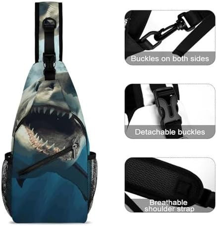 Shark mouth crossbody daypack — photo 3