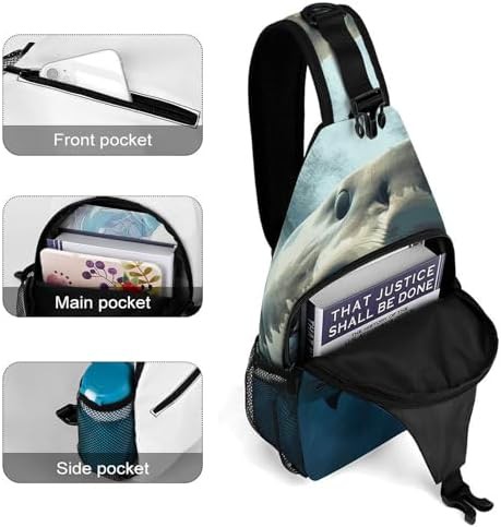 Shark mouth crossbody daypack — photo 4